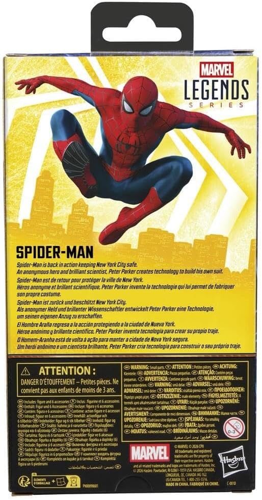 Marvel Legends Series: Hasbro 2026 Spider-Man: Brand New Day (SPIDER-MAN) 4+ New