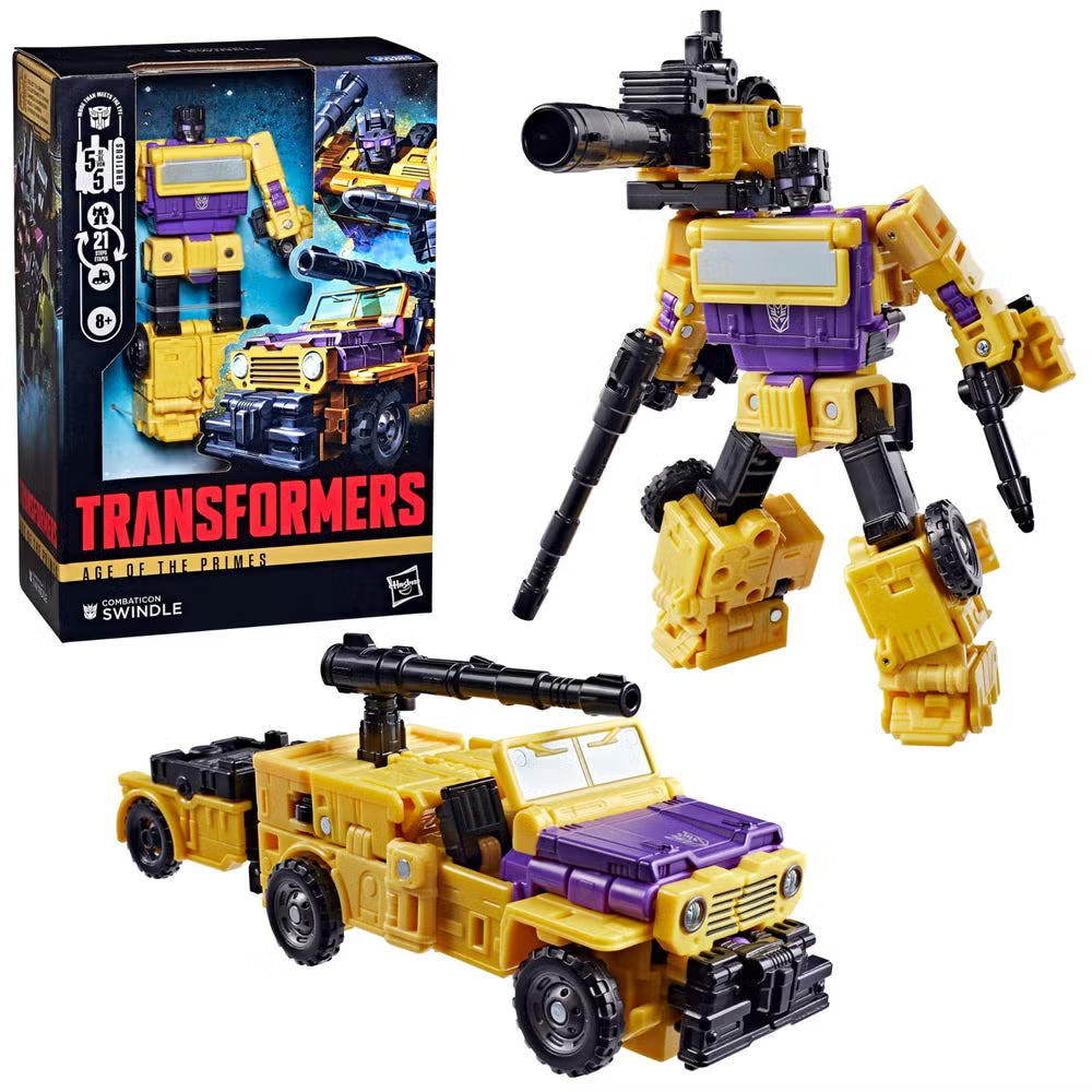 Transformers: Age Of The Primes Hasbro 2026 (COMBATICON SWINDLE) 8+ Brand New