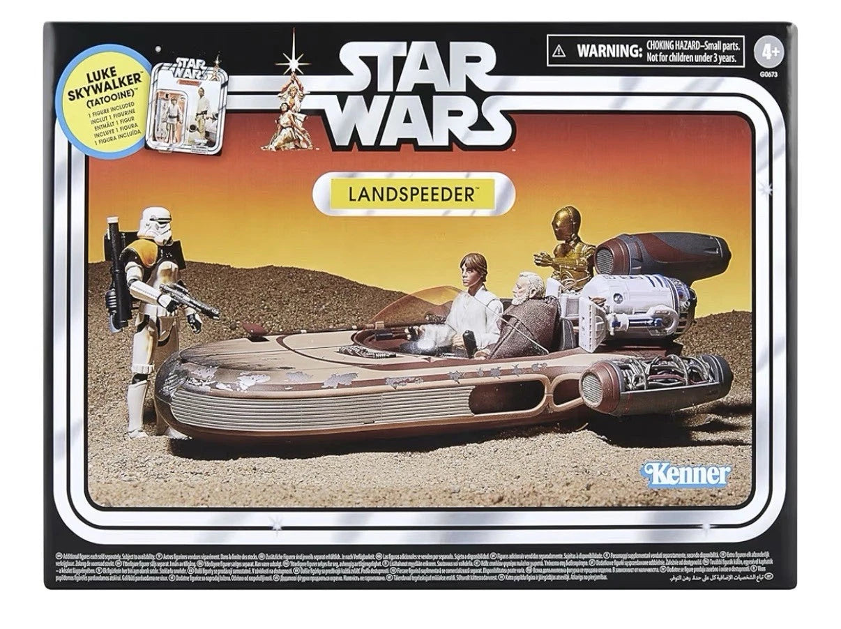 Star Wars: The Vintage Collection Hasbro 2024 (LANDSPEEDER & LUKE SKYWALKER) 4+ New