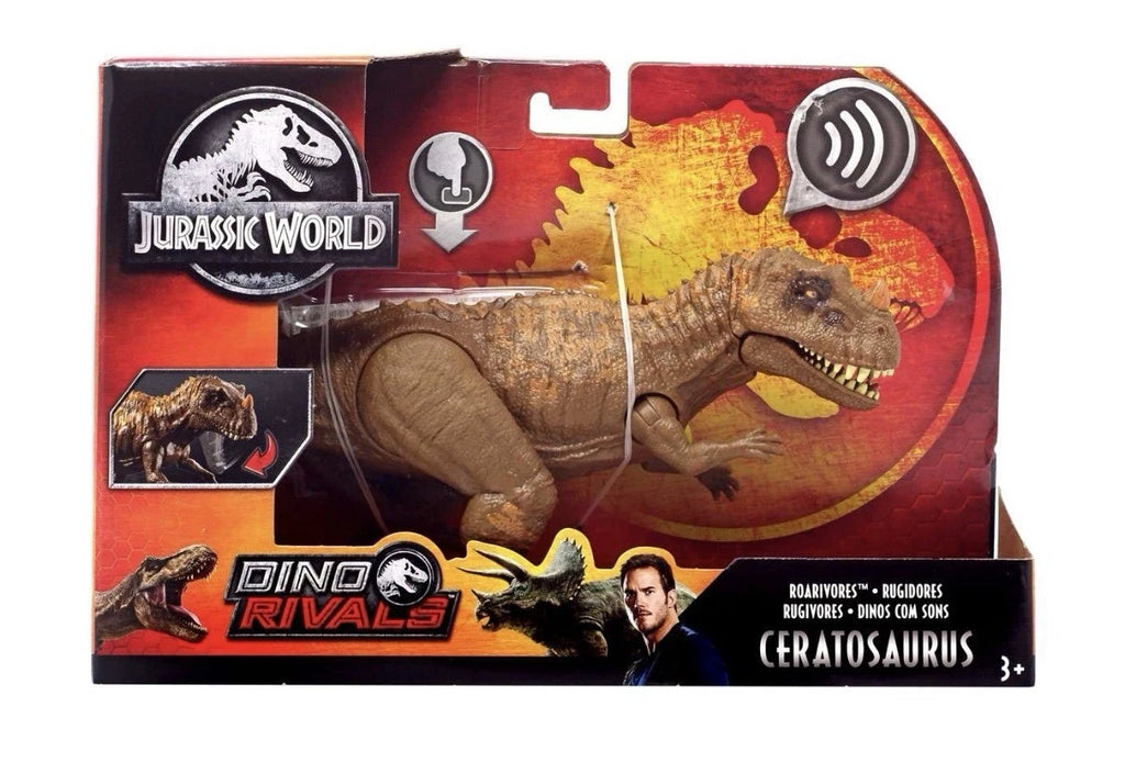 Jurassic World: Fallen Kingdom Dino Rivals Mattel 2018 Roarivores CERATOSAURUS 4+ Brand New