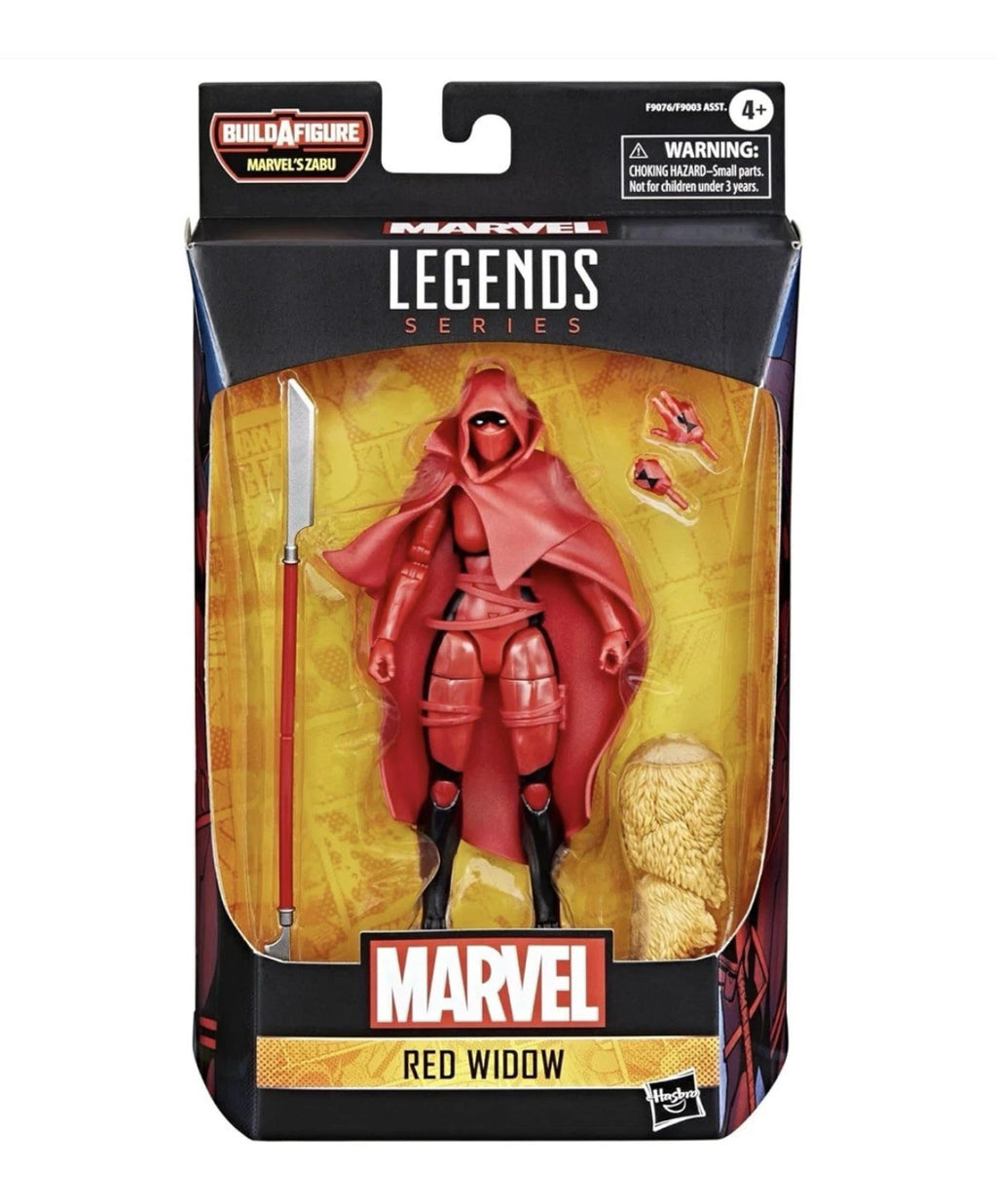 Marvel Legends Series: Hasbro 2024 RED WIDOW (Build A Fig - Zabu) 4+ Brand New