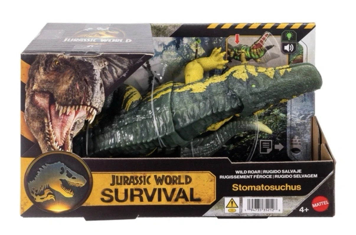 Jurassic World: Survival Mattel 2026 - Wild Roar (STOMATOSUCHUS) 4+ Brand New