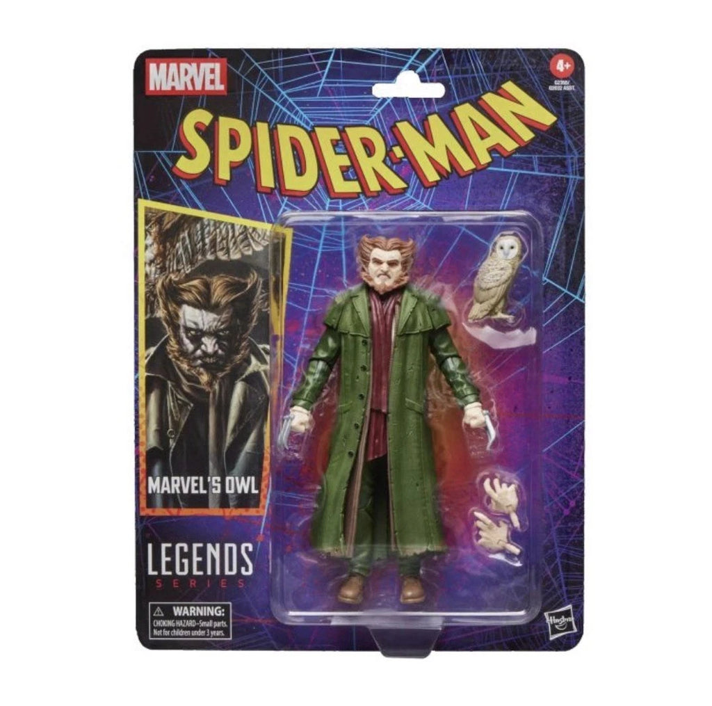 Marvel Legends Series: Hasbro 2025 Retro Spider-Man (MARVEL’S OWL) 4+ Brand New