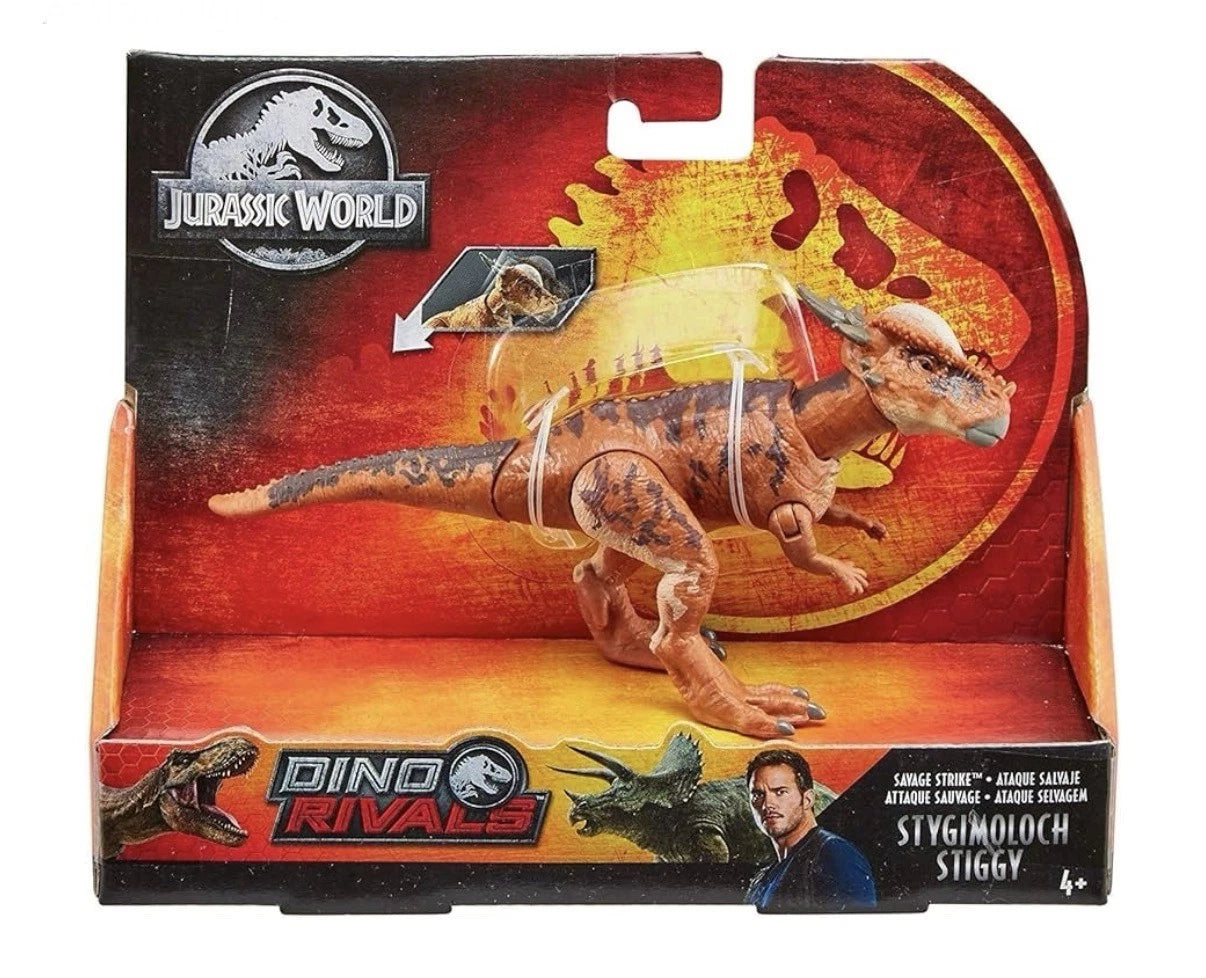 Jurassic World: Dino Rivals Mattel 2018 - Savage Strike (STYGIMOLOCH) 4+ New