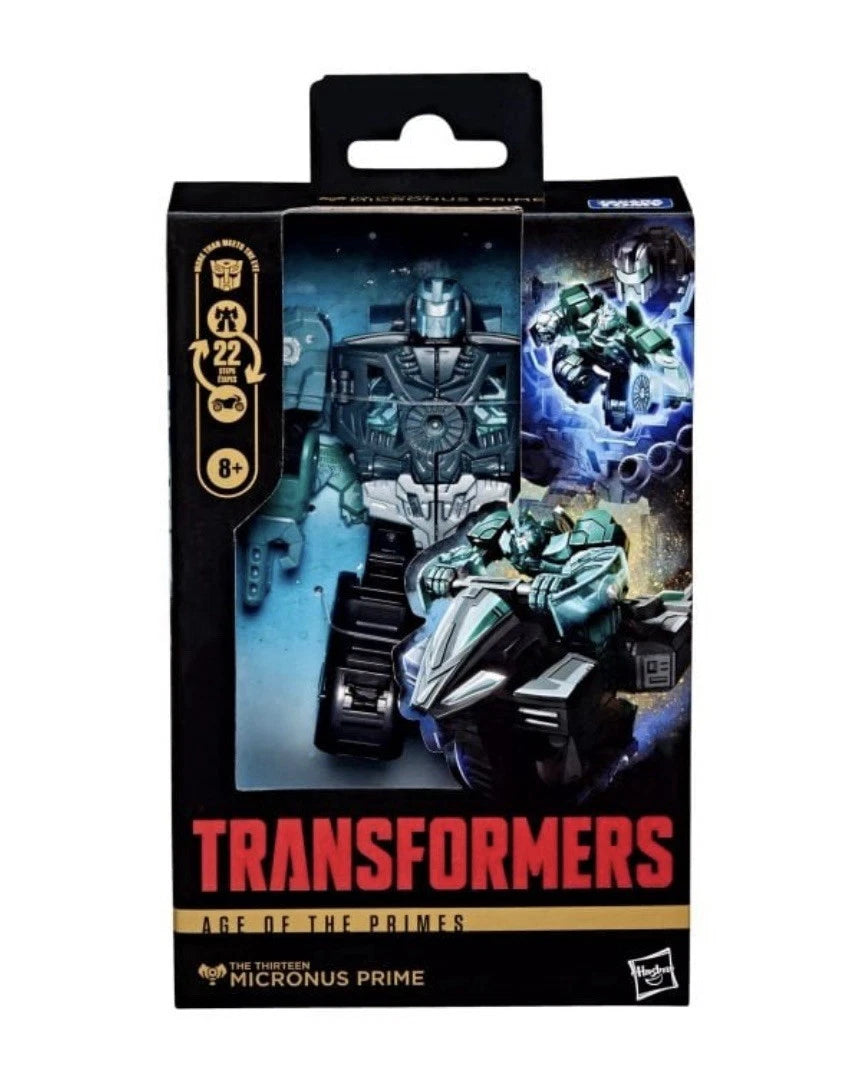Transformers: Age Of The Primes Hasbro 2025 Deluxe Class The Thirteen MICRONUS PRIME 8+ New