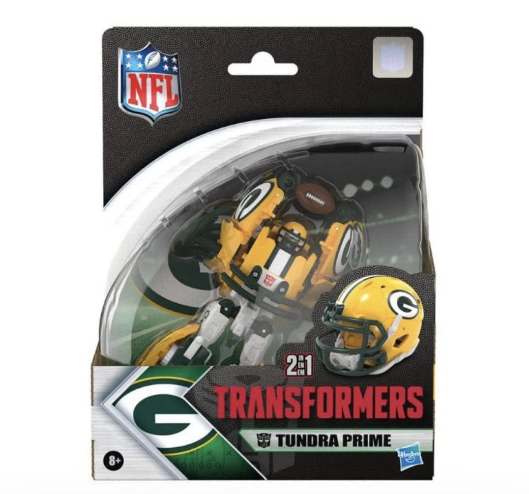 Transformers: Collaborative Hasbro 2025 GREEN BAY PACKERS (TUNDRA PRIME) 8+ New