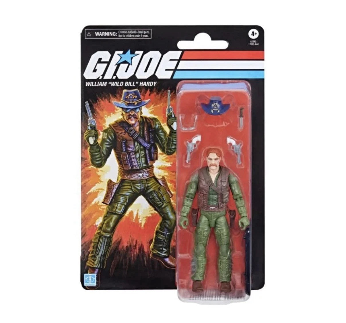 G.I.Joe Classified Series: Hasbro 2026 Retro Cardback WILLIAM “WILD BILL” HARDY 4+ New