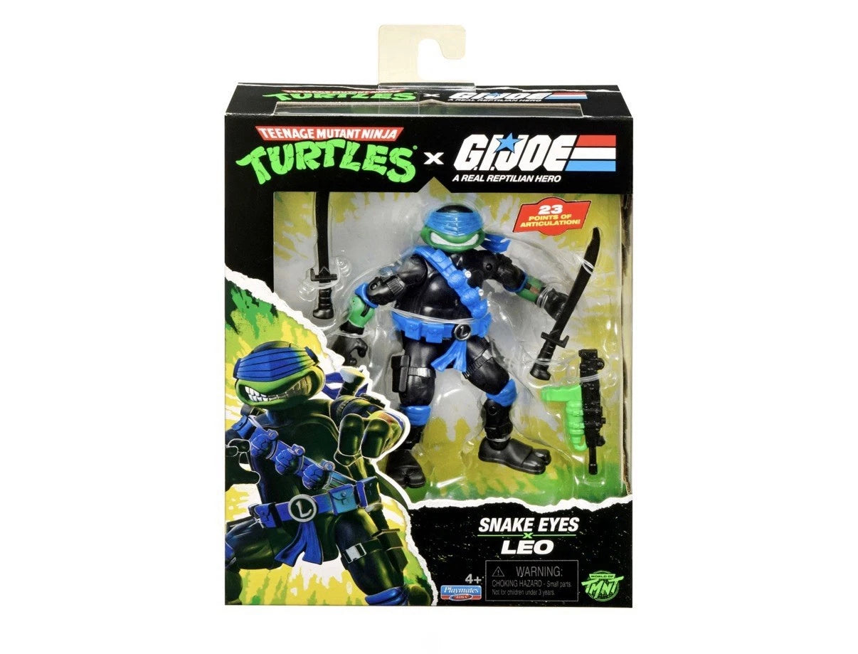 Teenage Mutant Ninja Turtles X G.I.JOE: Playmates 2026 (Snake Eyes LEO) 4+ New