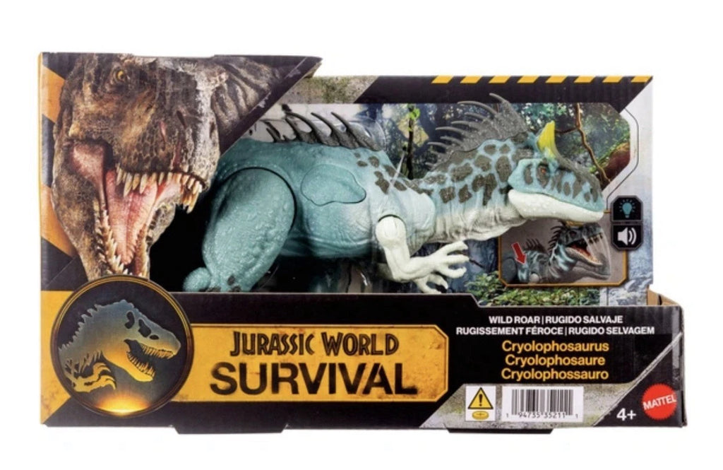 Jurassic World: Survival Mattel 2026 - Wild Roar (CRYOLOPHOSAURUS) 4+ Brand New