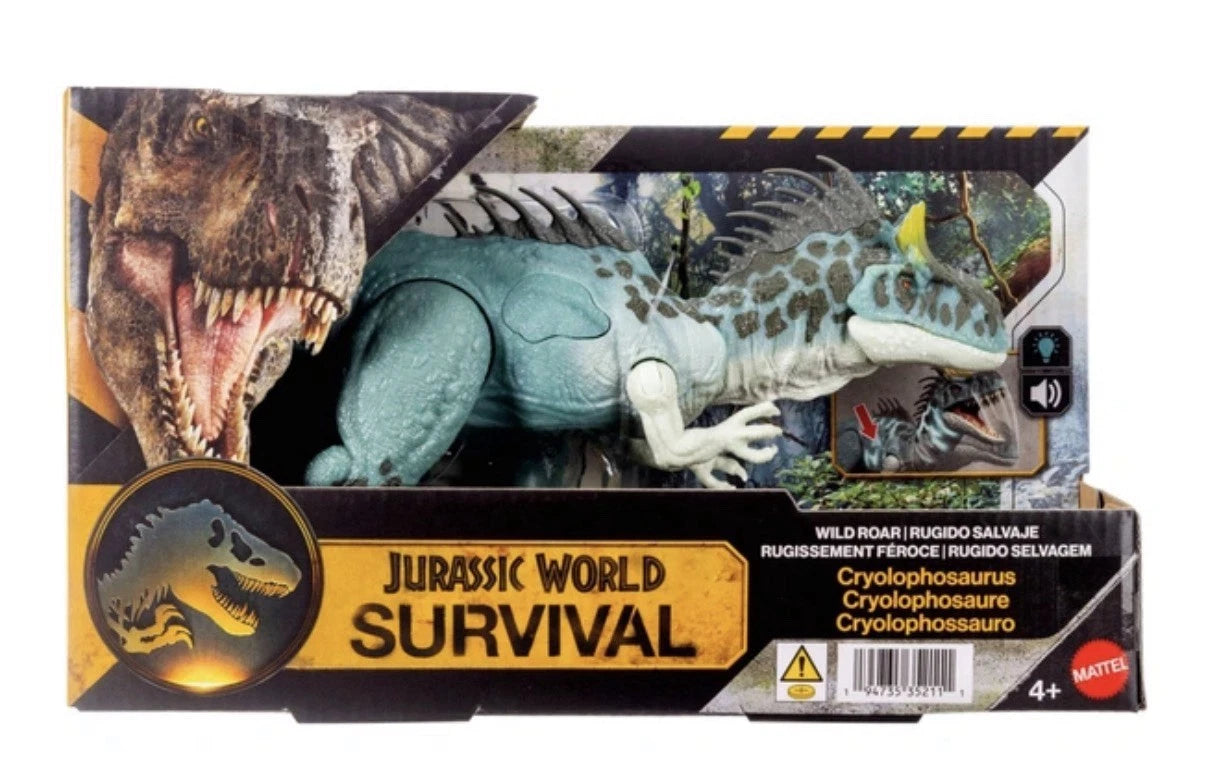 Jurassic World: Survival Mattel 2026 - Wild Roar (CRYOLOPHOSAURUS) 4+ Brand New