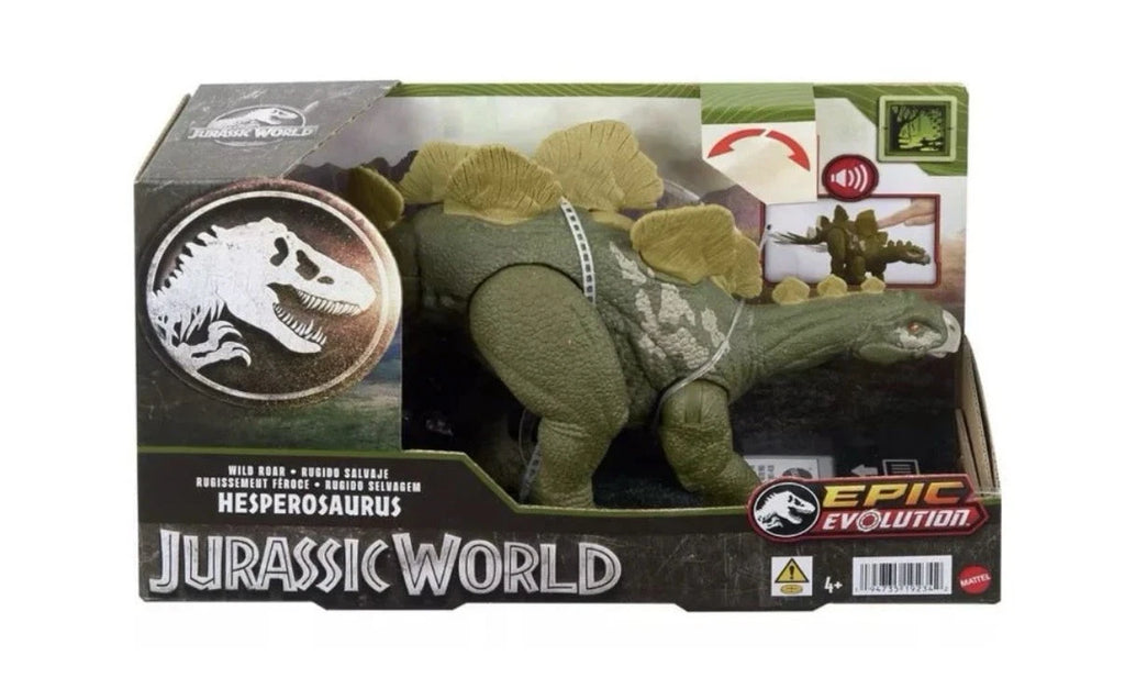 Jurassic World: Mattel 2023 Epic Evolution Wild Roar HESPEROSAURUS 4+ Brand New