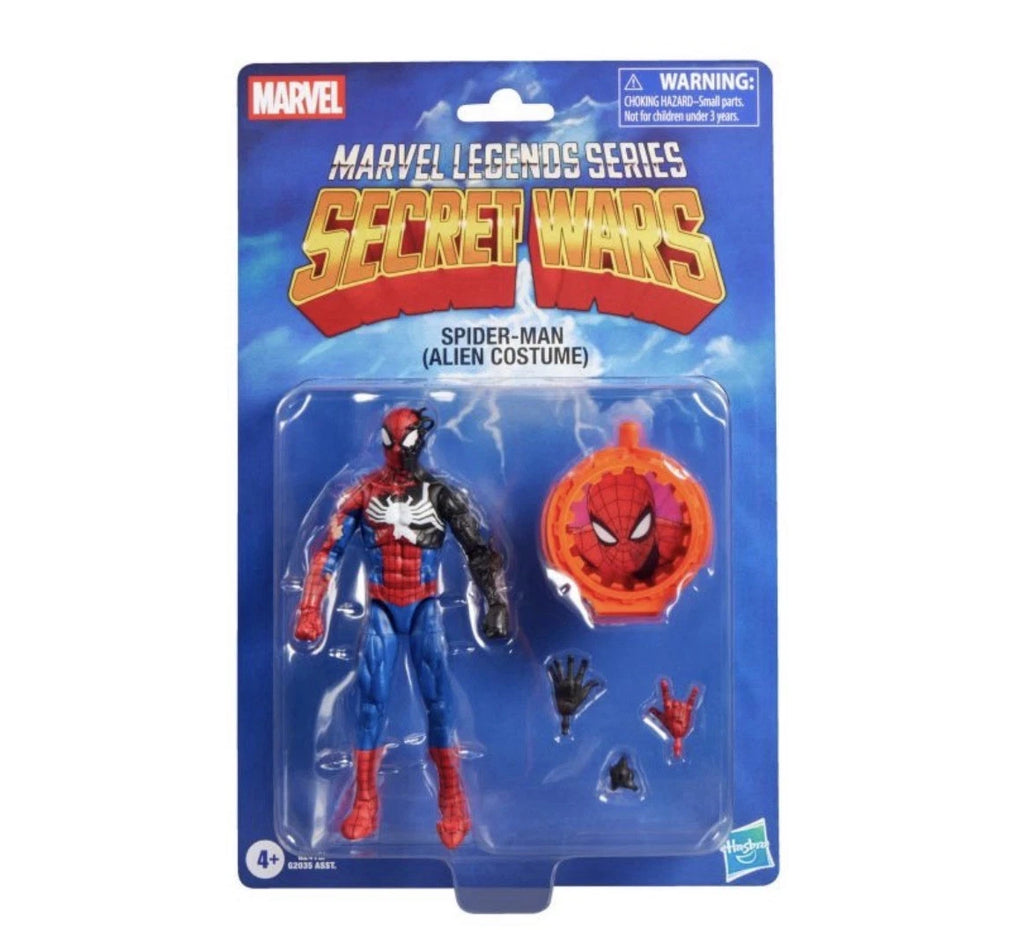 Marvel Legends Series: Secret Wars Hasbro 2026 SPIDER-MAN (Alien Costume) 4+ New