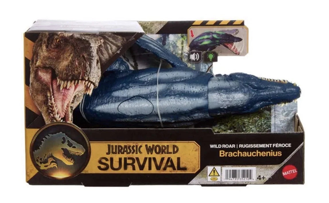 Jurassic World: Survival - Mattel 2025 Wild Roar (BRACHAUCHENIUS) 4+ Brand New