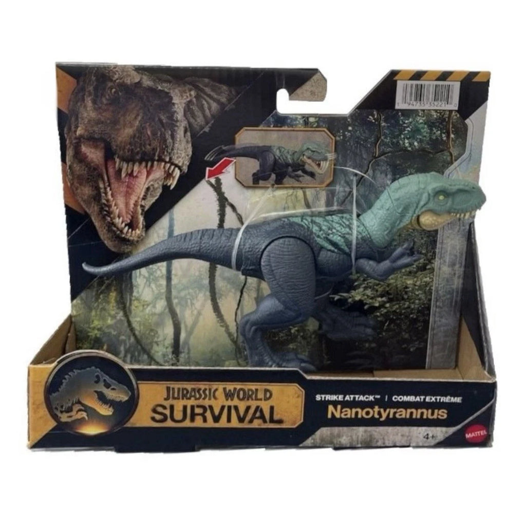 Jurassic World: Survival Mattel 2025 - Strike Attack (NANOTYRANNUS) 4+ Brand New