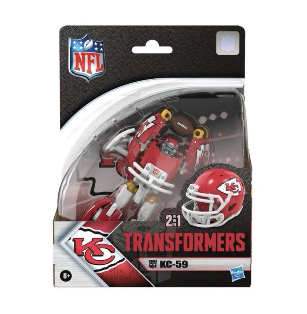Transformers: Collaborative Hasbro 2025 - NFL KANSAS CITY CHIEFS (KC-59) 8+ New