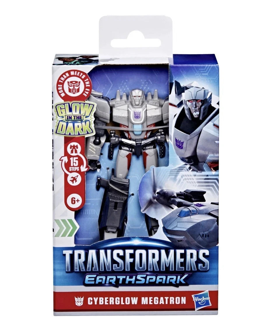 Transformers Earthspark: Hasbro 2025 Glow In The Dark CYBERGLOW MEGATRON 6+ New