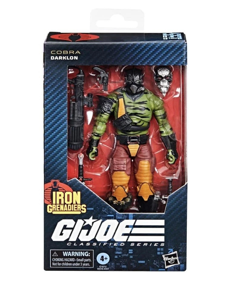 G.I. Joe Classified Series: Hasbro 2025 Iron Grenadiers #155 (DARKLON) 4+ New