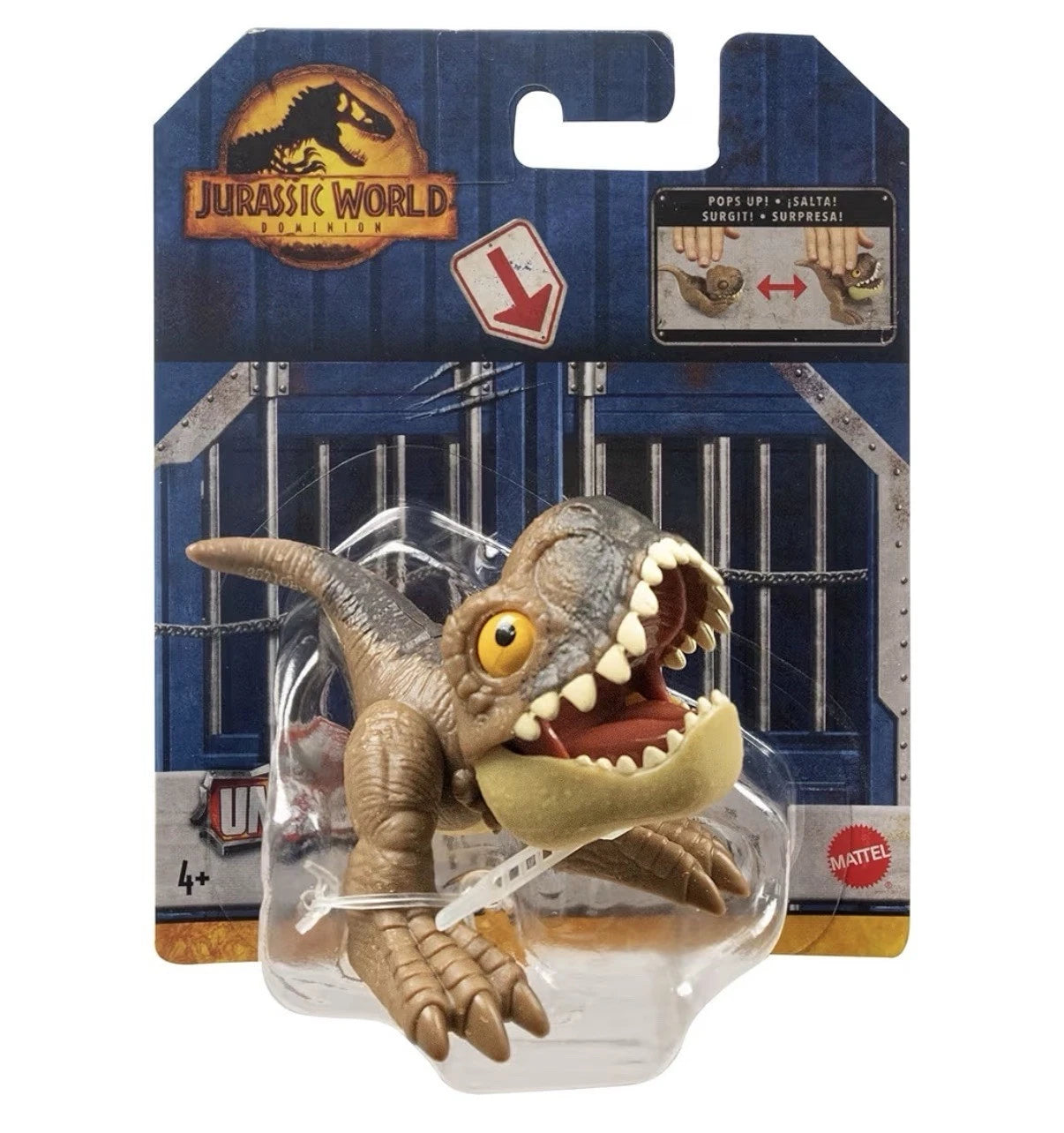 Jurassic World Dominion: Mattel 2021 Uncaged Wild Pop Ups (TYRANNOSAURUS REX) 4+ New
