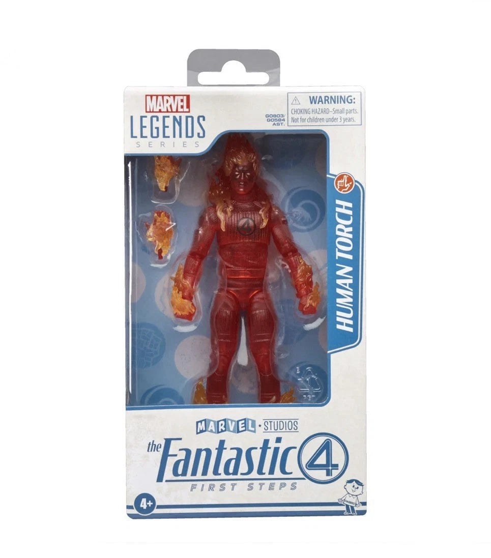 Marvel Legends Series: Hasbro 2025 The Fantastic 4: First Steps (HUMAN TORCH) 4+ New