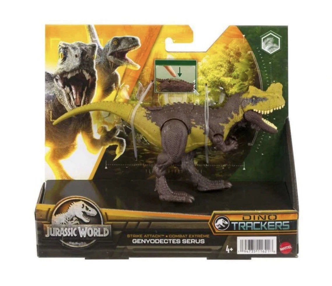 Jurassic World: Dominion Mattel 2022 Dino Trackers Strike Attack (GENYODECTES SERUS) 4+ New