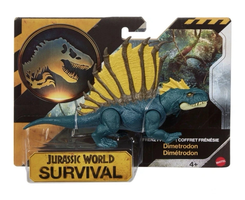 Jurassic World: Survival - Mattel 2025 Frenzy Pack (DIMETRODON) 4+ Brand New