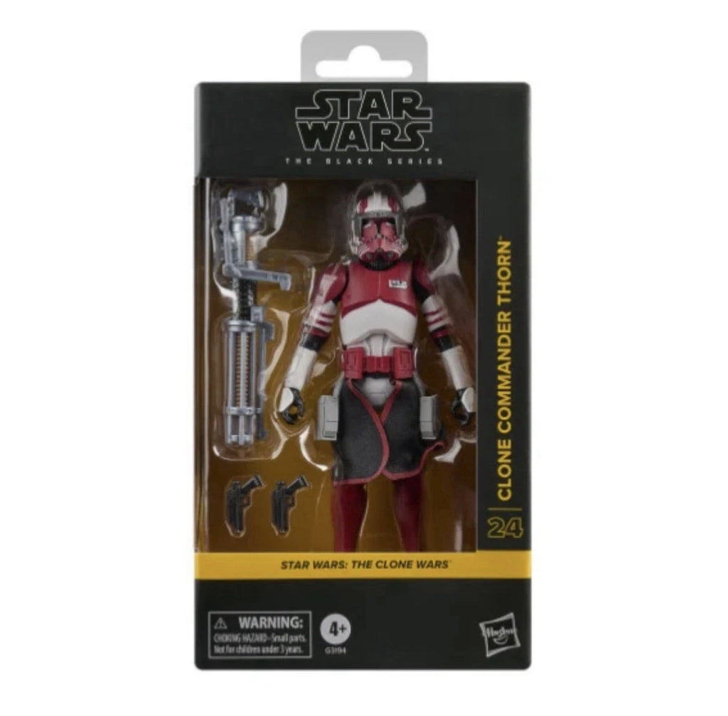 Star Wars: The Clone Wars Hasbro 2026 The Black Series CLONE COMMANDER THORN 4+ New