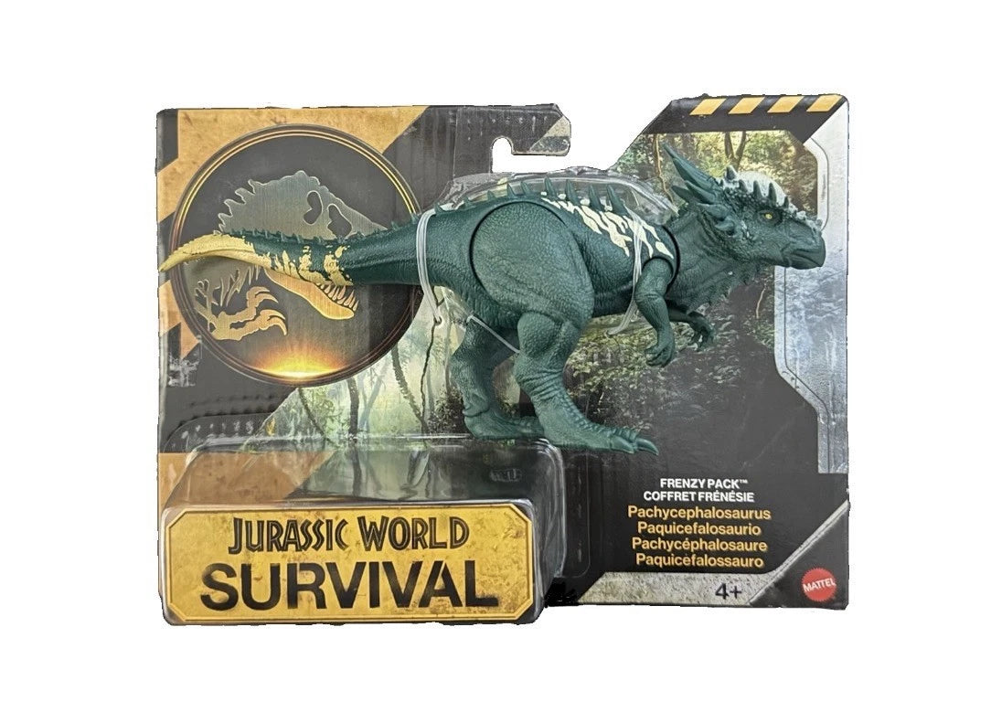 Jurassic World: Survival Mattel 2026 - Frenzy Pack (PACHYCEPHALOSAURUS) 4+ Brand New