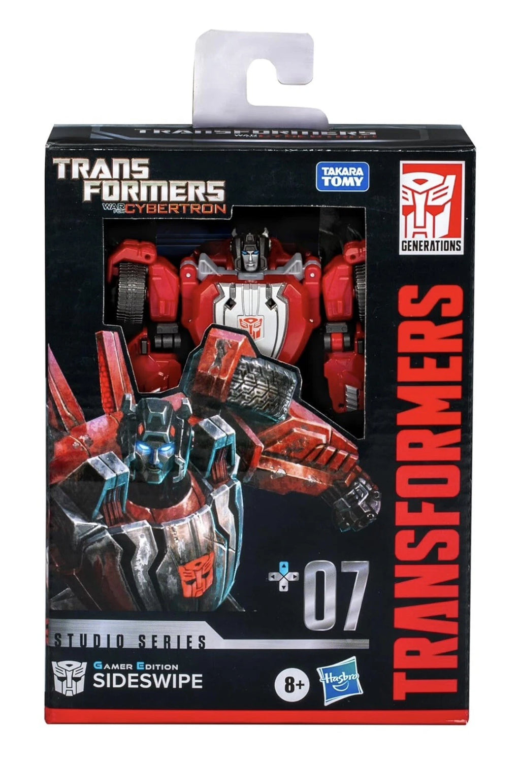 Transformers: Generations Hasbro 2024 War For Cybertron SS DC Gamer Edition 07 SIDESWIPE 8+ New