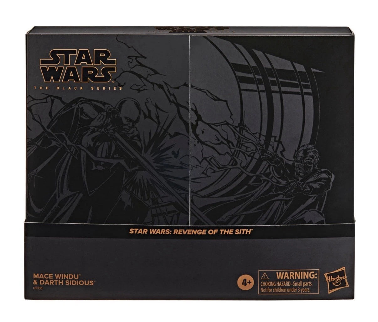 Star Wars: ROTS Hasbro 2025 - The Black Series MACE WINDU & DARTH SIDIOUS 4+ New