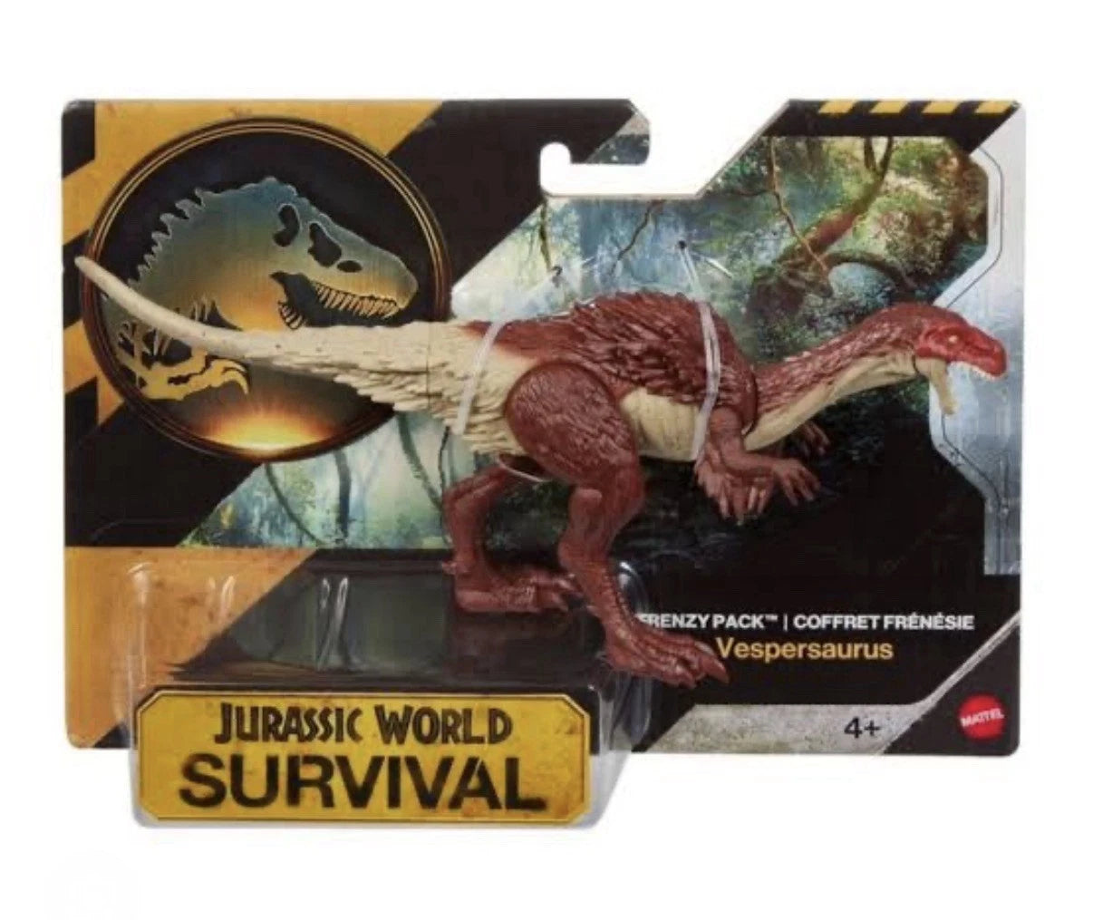 Jurassic World: Survival - Mattel 2025 Frenzy Pack (VESPERSAURUS) 4+ Brand New