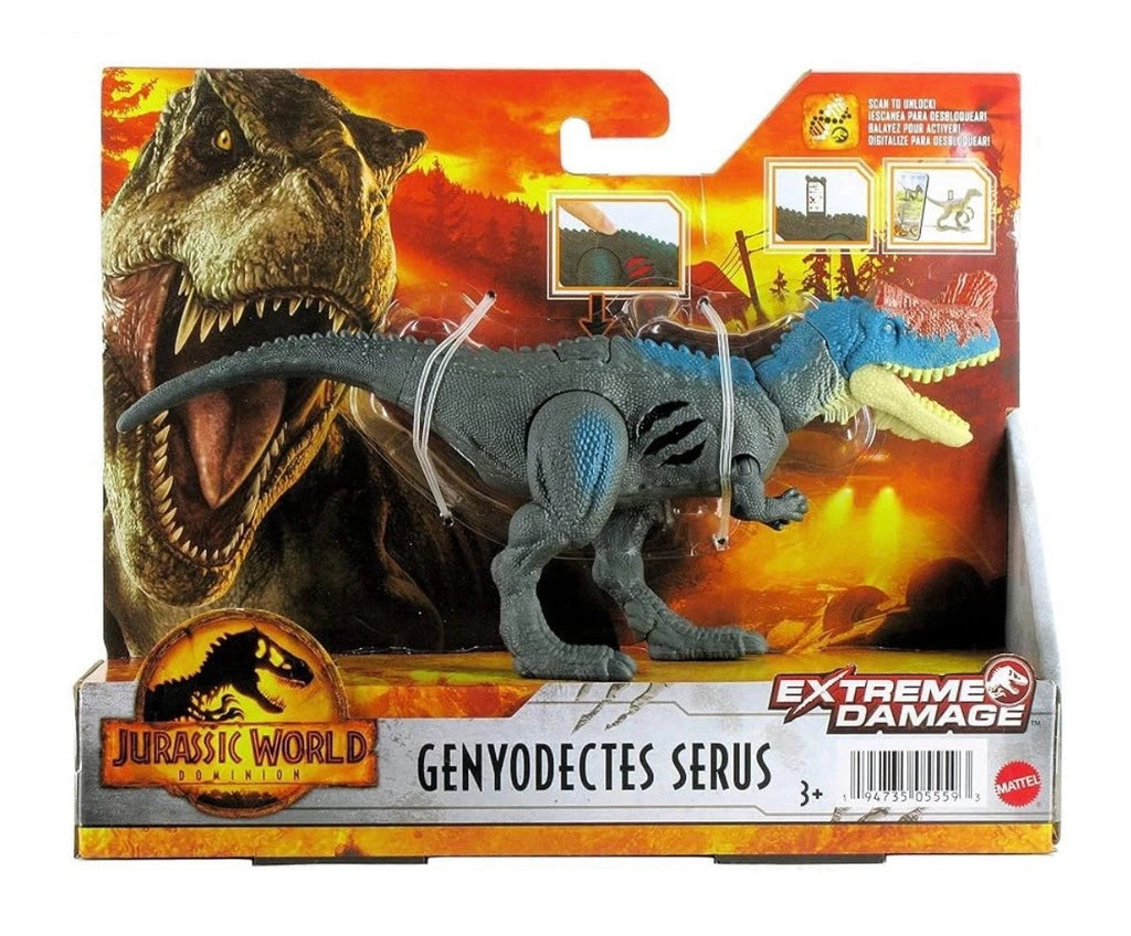 Jurassic World Dominion: Mattel 2021 Extreme Damage (GENYODECTES SERUS) 4+ New