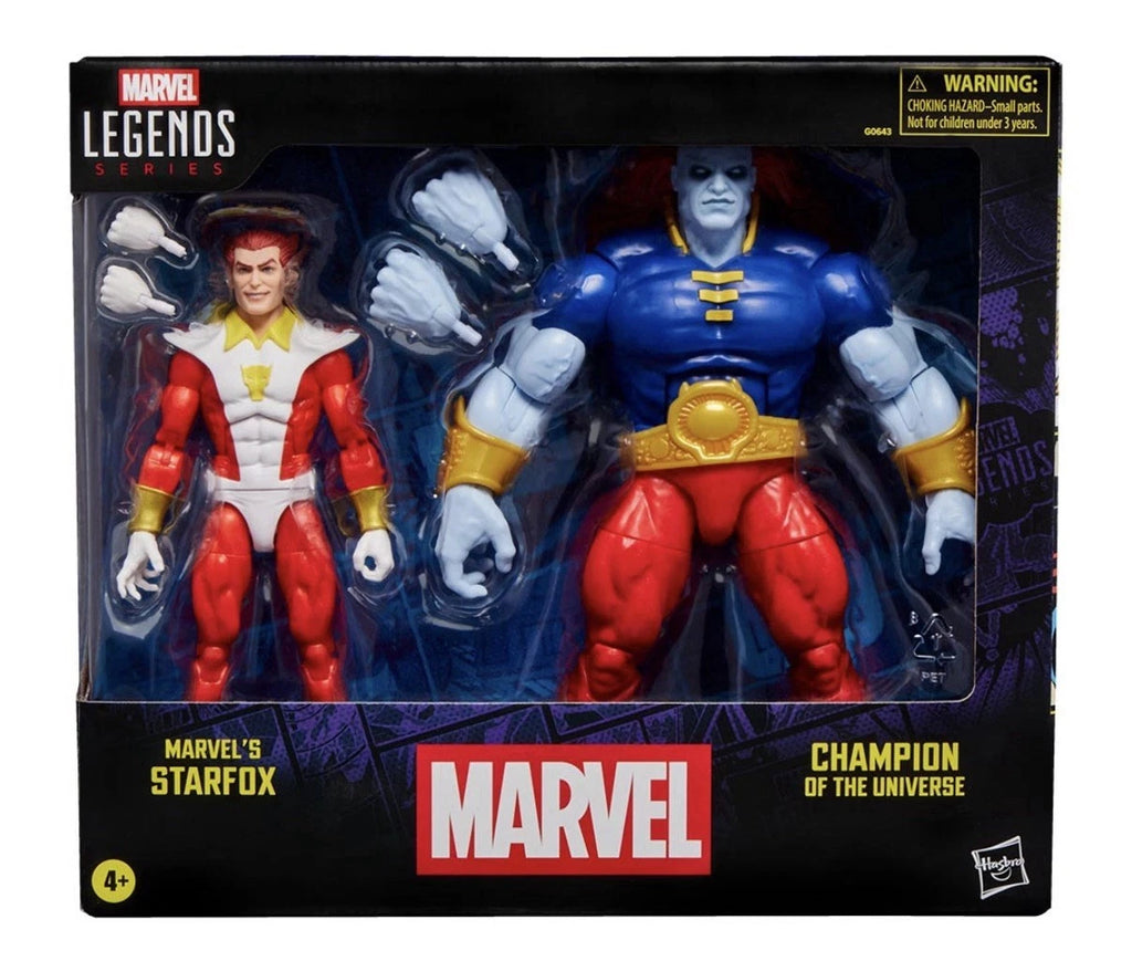 Marvel Legends Series: Hasbro 2025 MARVEL’S STARFOX & CHAMPION OF THE UNIVERSE 4+ New