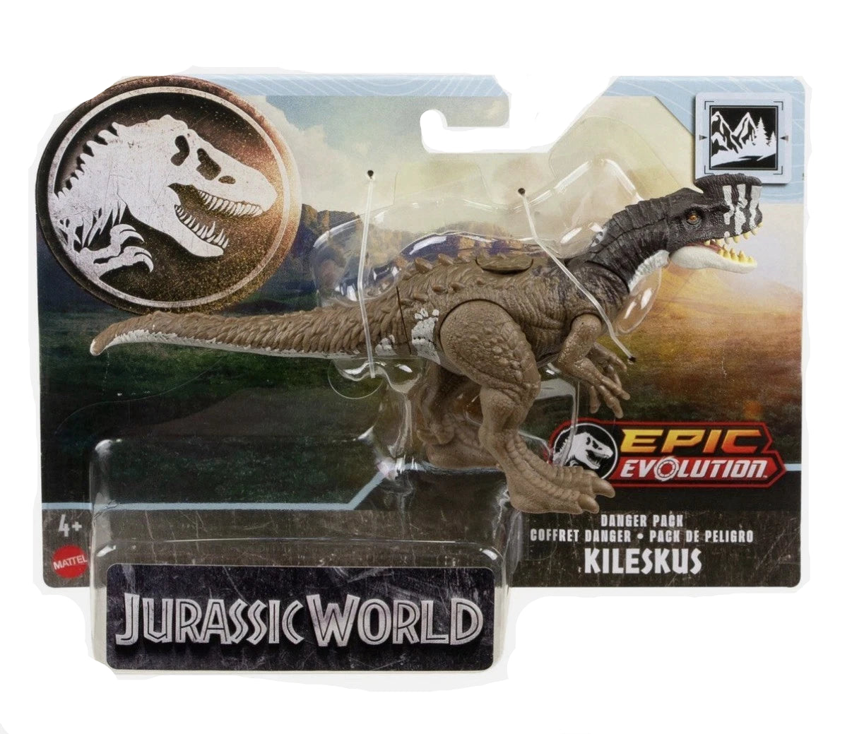 Jurassic World: Mattel 2023 Epic Evolution Danger Pack (KILESKUS) 4+ Brand New