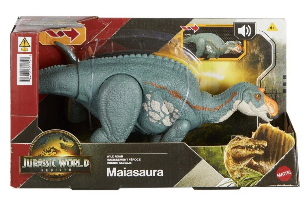 Jurassic World: Rebirth Mattel 2025 - Wild Roar (MAIASAURA) 4+ Brand New