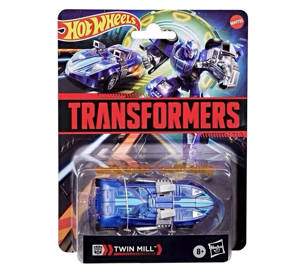 Transformers X Hot Wheels Collaborative: Hasbro 2025 (TWIN MILL) 8+ Brand New