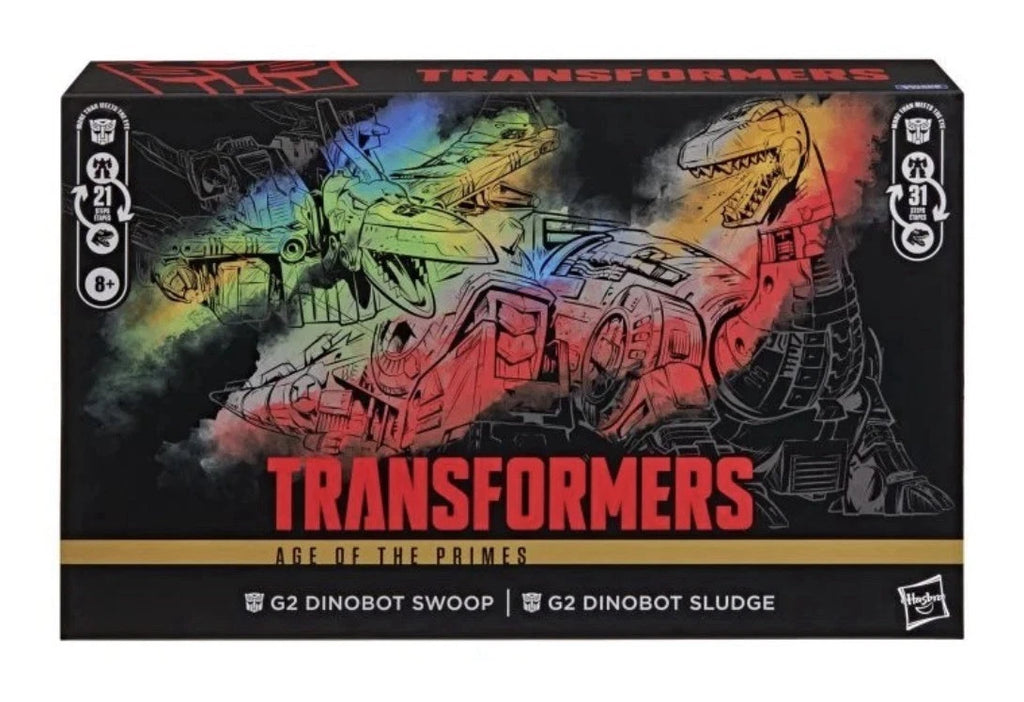Transformers: Age Of The Primes Hasbro 2026 (G2 DINOBOT SWOOP & SLUDGE) 8+ New