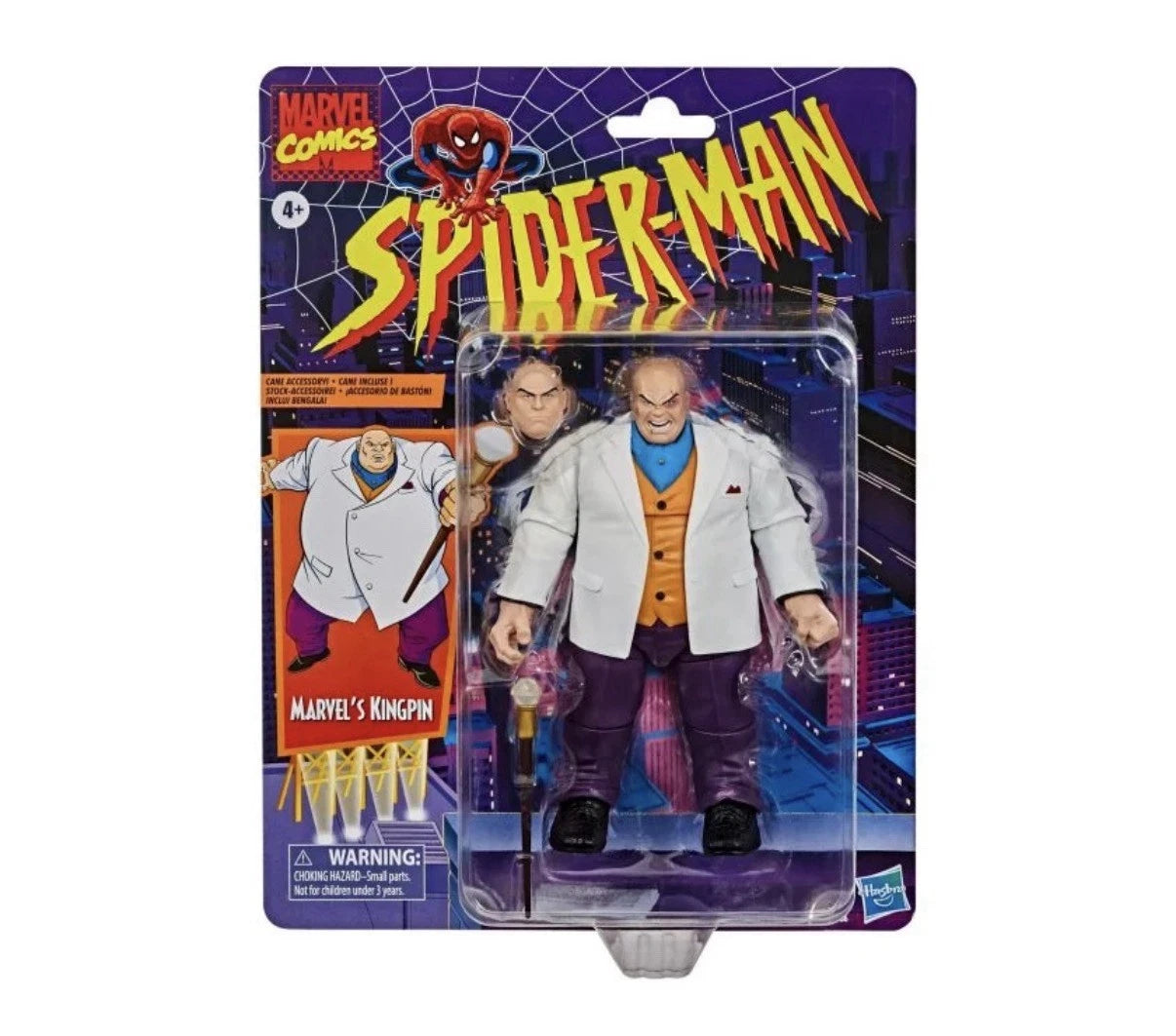 Marvel Legends Comics: Hasbro 2020 Retro Spider-Man (MARVEL’S KINGPIN) 4+ New