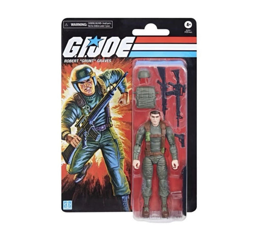 G.I. Joe Classified Series: Hasbro 2026 Retro Cardback ROBERT “GRUNT” GRAVES 4+ New