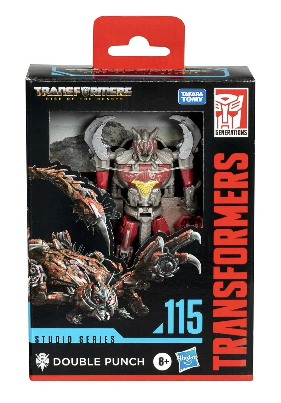 Transformers: Generations Hasbro 2024 Rise Of The Beasts SS Deluxe Class 115 DOUBLE PUNCH 8+ New