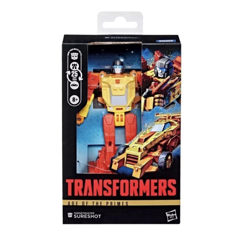 Transformers: Age Of The Primes Hasbro 2026 Deluxe Class (TARGETMASTER SURESHOT) 8+ New