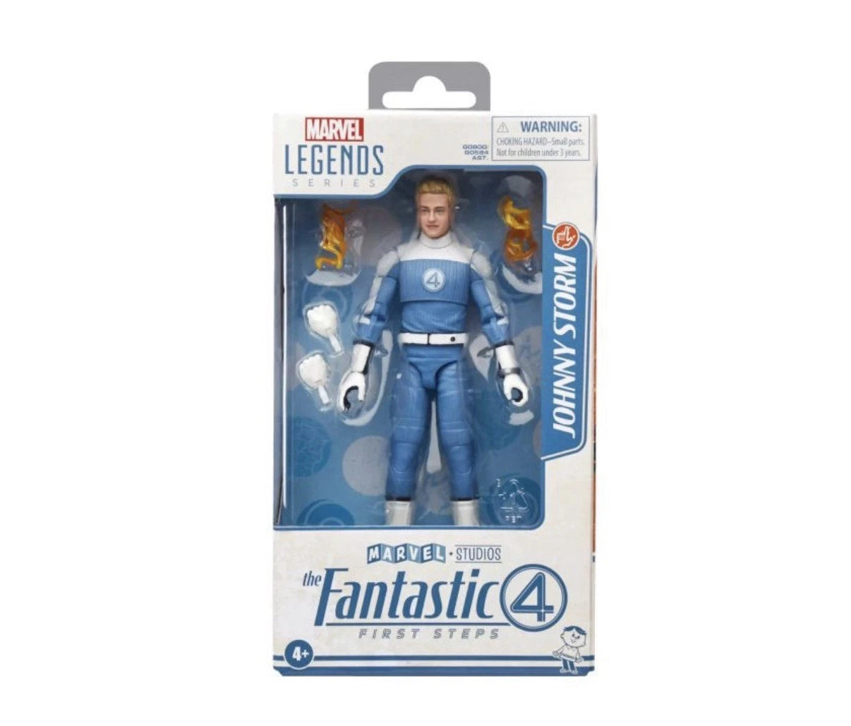 Marvel Legends Series: Hasbro 2025 The Fantastic 4: First Steps (JOHNNY STORM) 4+ New