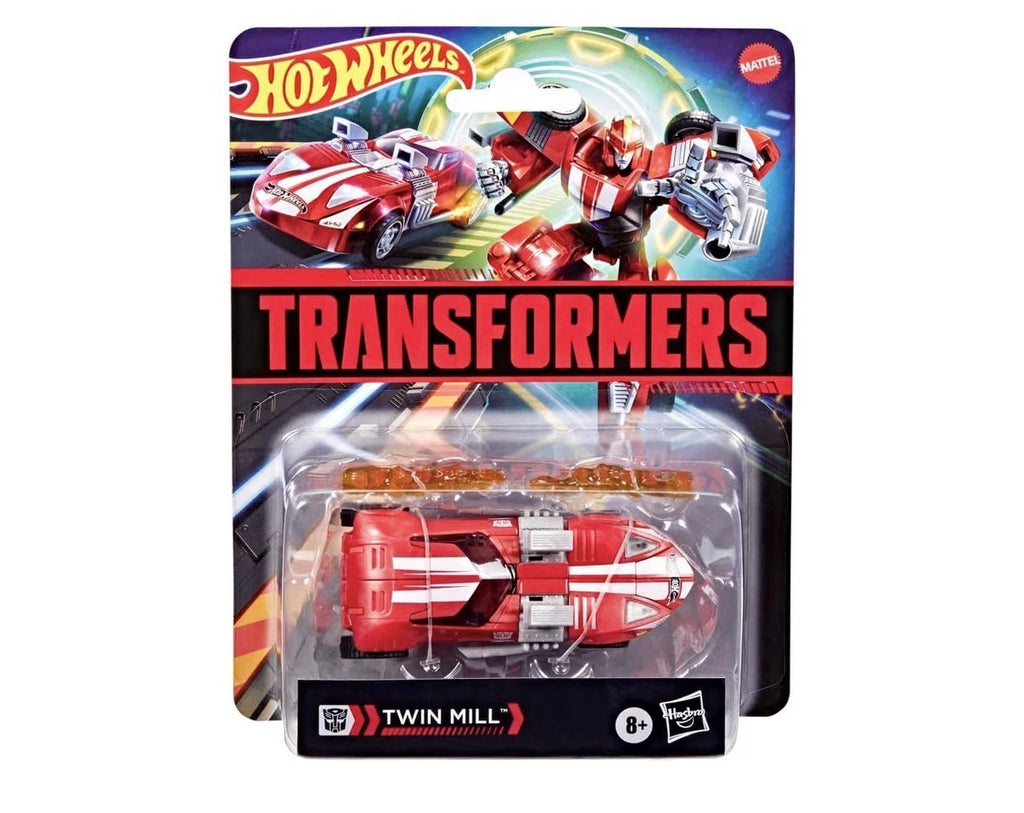 Transformers X Hot Wheels Collaborative: Hasbro 2026 (TWIN MILL) 8+ Brand New