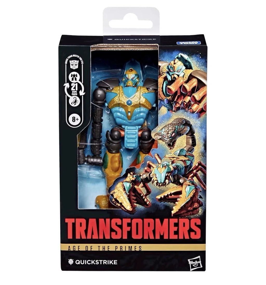 Transformers: Age Of The Primes 2026 Hasbro Studio Series Deluxe Class QUICKSTRIKE 8+ New