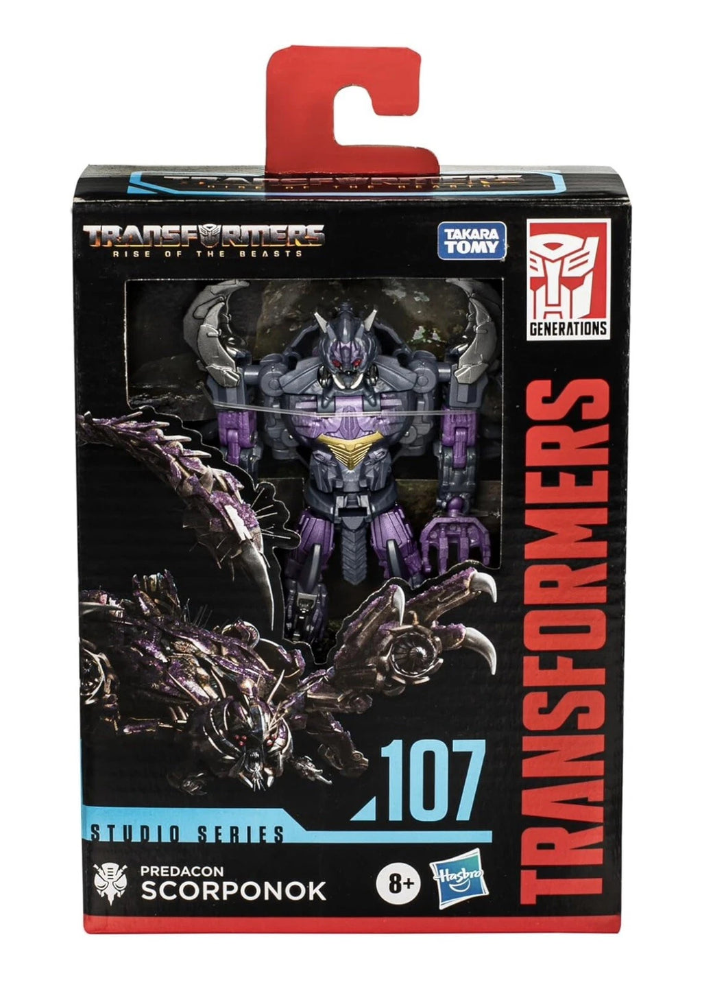 Transformers: Generations Hasbro 2025 Rise Of The Beasts SS DC 107 SCORPONOK 8+ New