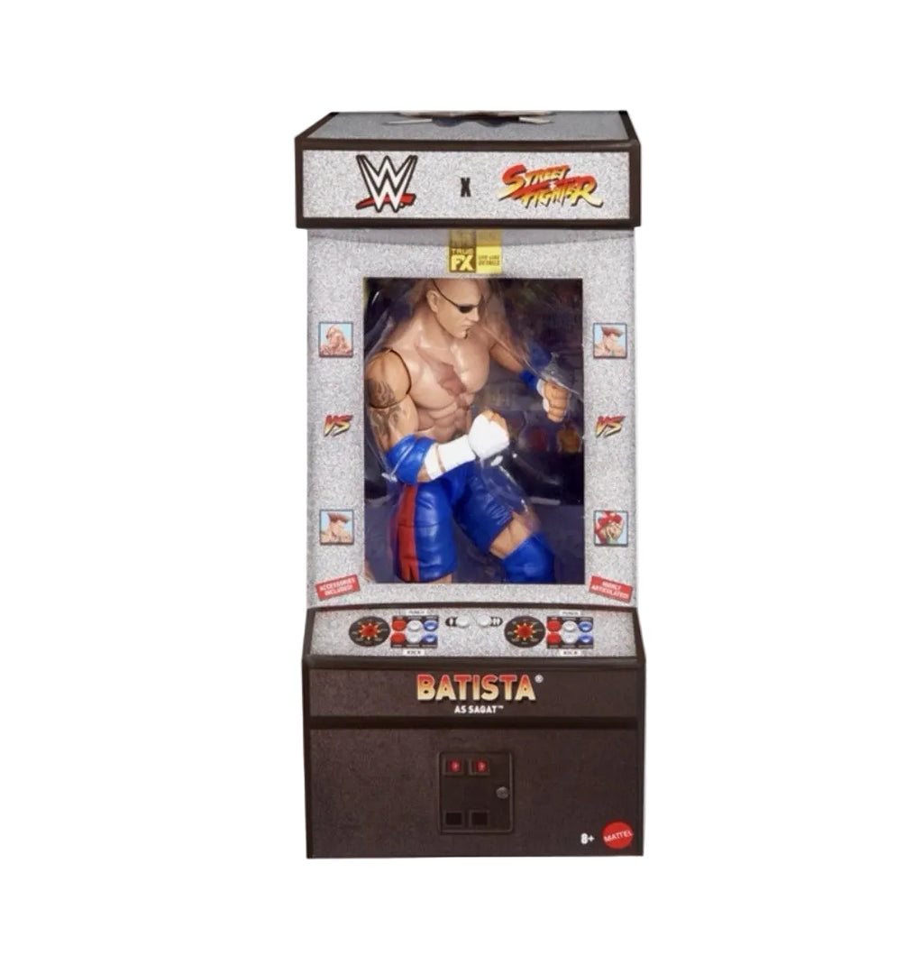WWE X Street Fighter: Mattel 2026 Elite Collection S2 (BATISTA) 8+ Brand New