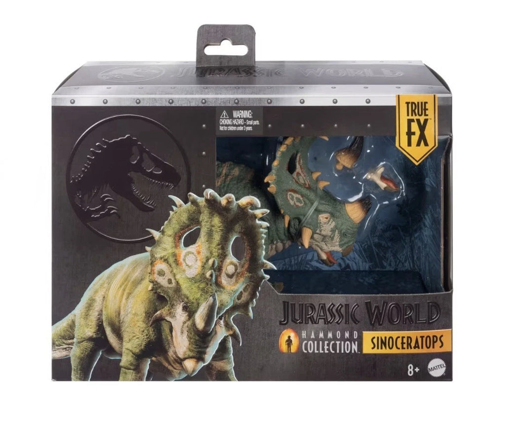 Jurassic World: Mattel 2025 - Hammond Collection True FX (SINOCERATOPS) 8+ New