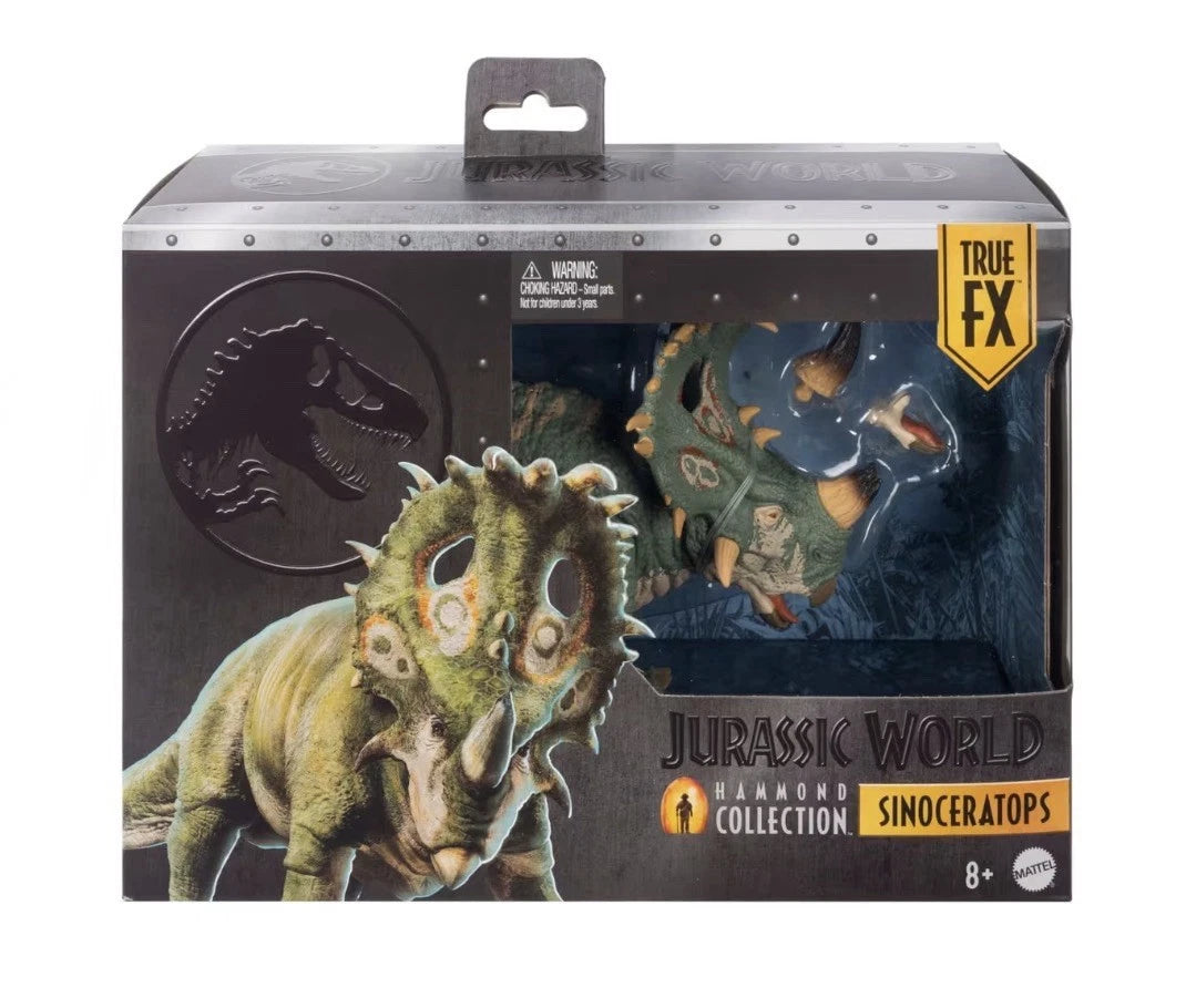 Jurassic World: Mattel 2025 - Hammond Collection True FX (SINOCERATOPS) 8+ New