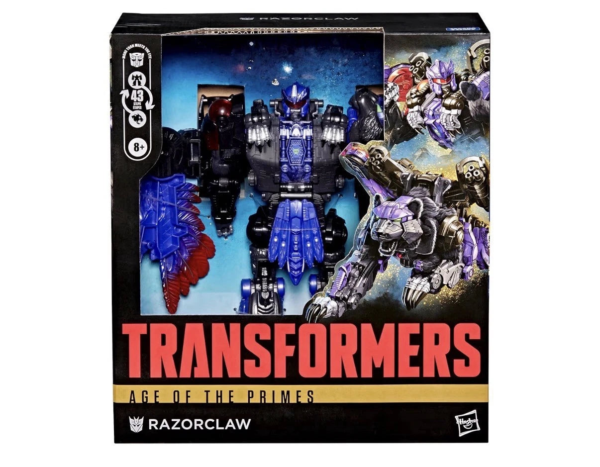 Transformers: Age Of Extinction Hasbro 2025 Leader Class (RAZORCLAW) 8+ Brand New