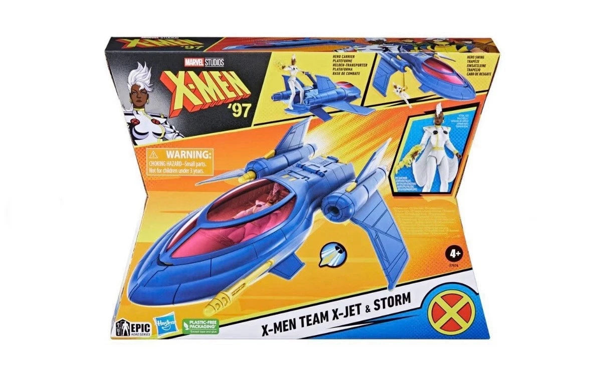 Marvel Studios: Hasbro 2023 X-Men ‘97 (X-MEN TEAM X-JET & STORM) 4+ Brand New