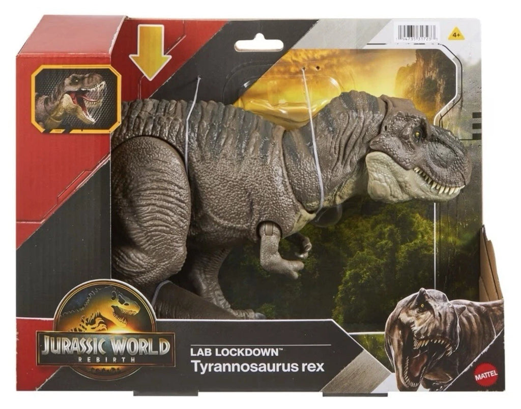 Jurassic World: Rebirth Mattel 2025 Lab Lockdown TYRANNOSAURUS REX 4+ Brand New